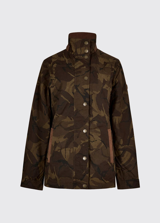 Dubarry Women's Mountrath Waxed Jacket - Limited Edition Brown Camo