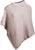 Aran Woollen Mills Super Soft Merino Buttoned Poncho