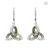 ShanOre CZ Abalone Trinity Knot Earrings