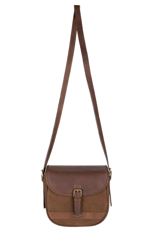 Clara Leather Saddle Handbag