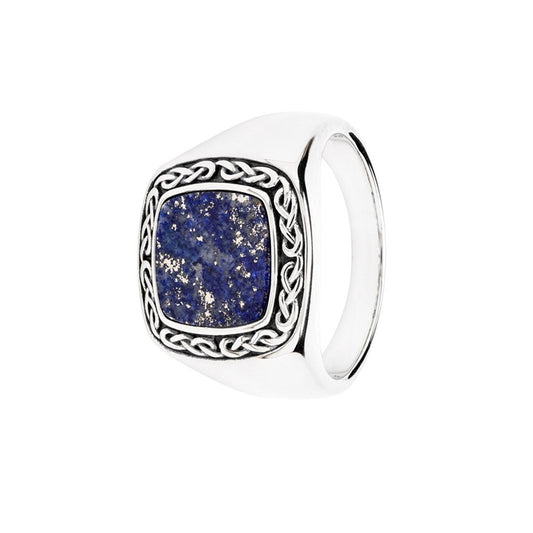 ShanOre Sterling Silver Gents Lapis Band