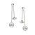 Boru Sterling Silver Double Claddagh Stud Earrings