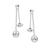 Boru Sterling Silver Double Claddagh Stud Earrings