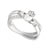 Solvar Sterling Silver Claddagh Kiss Ring S21063