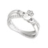 Solvar Sterling Silver Claddagh Kiss Ring S21063