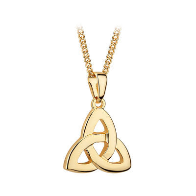 Gold Plated Trinity Knot Pendant