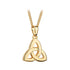 Gold Plated Trinity Knot Pendant