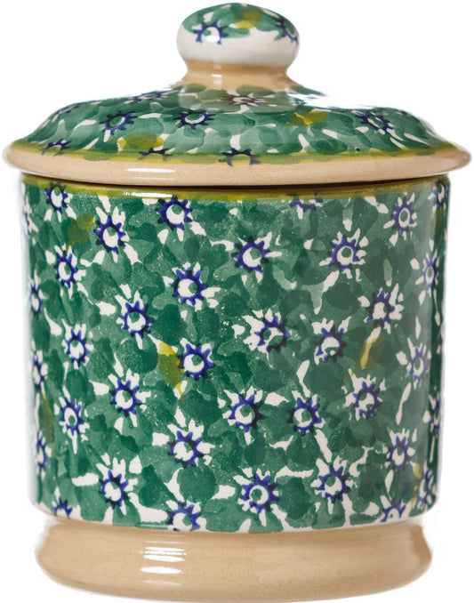 Nicholas Mosse Green Lawn Lidded Sugar Jar