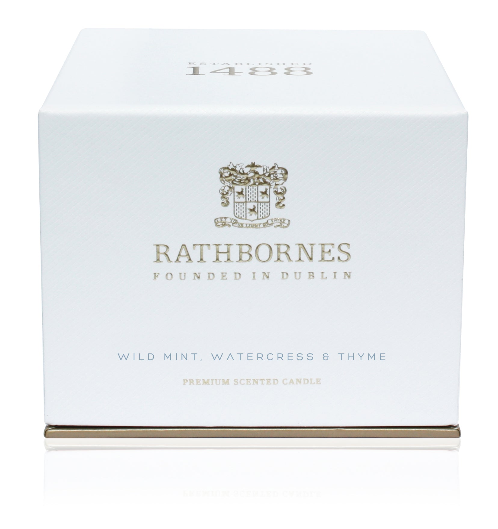 Rathbornes Classic Wild Mint, Watercress & Thyme  2 Wick Candle