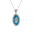Keith Jack Sterling Silver & 10k Enamel Path of Life Necklace