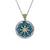 Keith Jack Sterling Silver & 10k Enamel Trinity Necklace