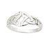 Solvar Silver Double Trinity Ring S2428