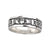 Solvar Sterling Men's Claddagh Celtic Knot Band S2828
