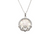 ShanOre Sterling Silver Mother of Pearl Claddagh Necklace