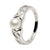ShanOre Sterling Silver Pearl Trinity Knot Ring