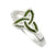Solvar Sterling Silver Connemara Marble Trinity Ring