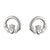 Solvar Sterling Silver Children's Claddagh Stud Earrings