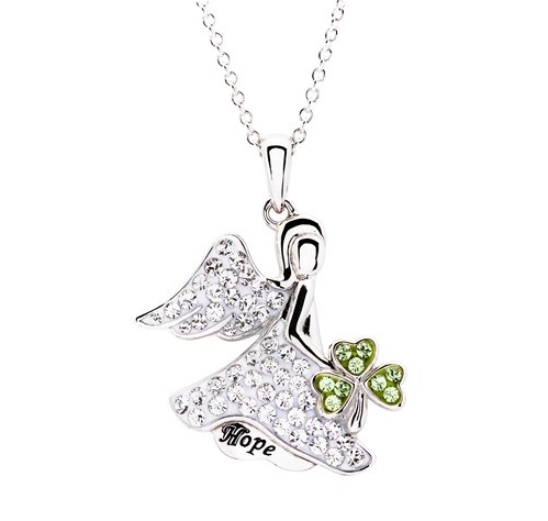 Angel of hot sale hope necklace