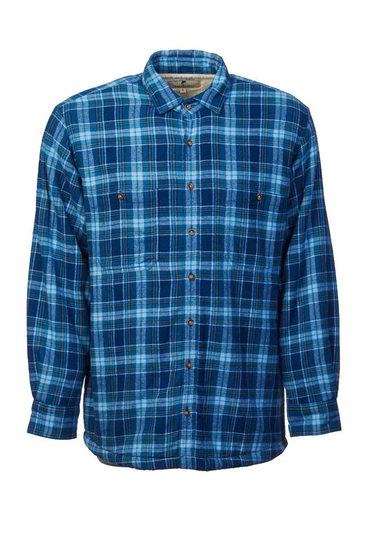 Lee Valley Men's Lined Fleece Flannel Shirt