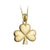 Solvar 14 Karat Yellow Gold Shamrock Necklace