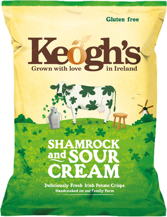 Keogh's Shamrock & Sour Cream Chips / Crisps