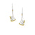 Keith Jack Sterling Silver and 18K Gold Tree of Life Drop Earrings Small